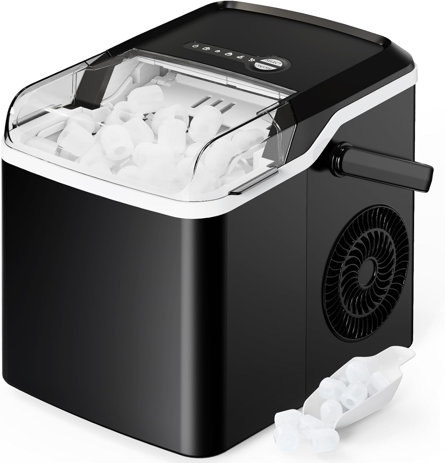 Silonn Nugget Ice Maker Countertop 33lbs Daily Soft Chewable Ice Machine