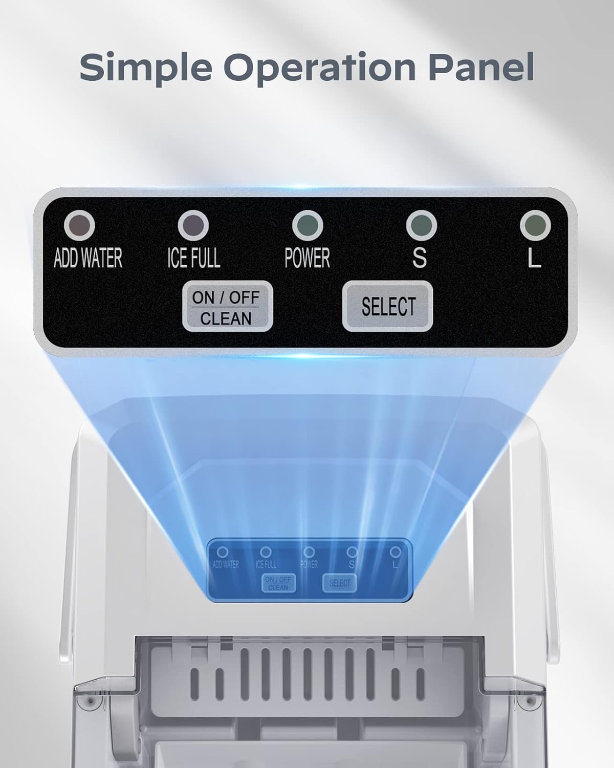 Silonn Nugget Ice Maker Countertop 33lbs Daily Soft Chewable Ice Machine