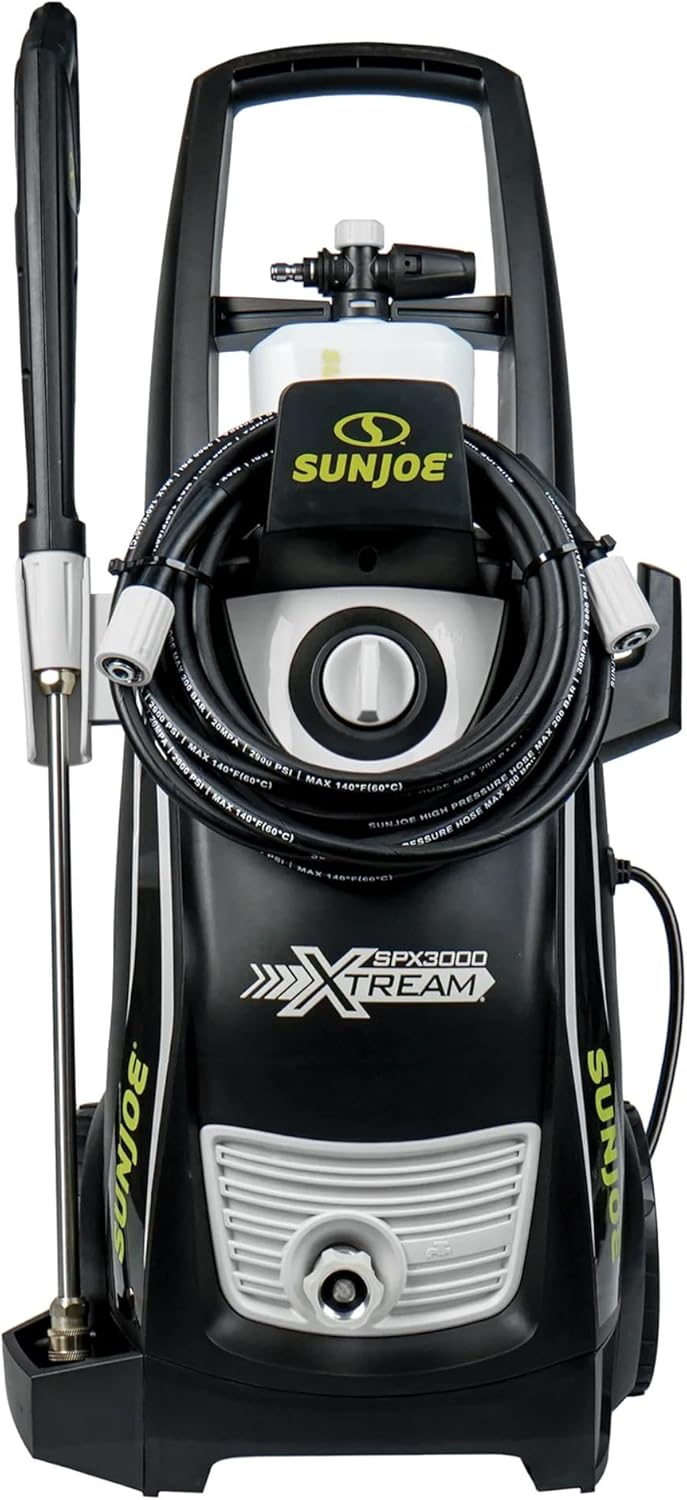 Sun Joe SPX3000 Electric Pressure Washer 2030 PSI 1.2 GPM with Dual Soap Tanks