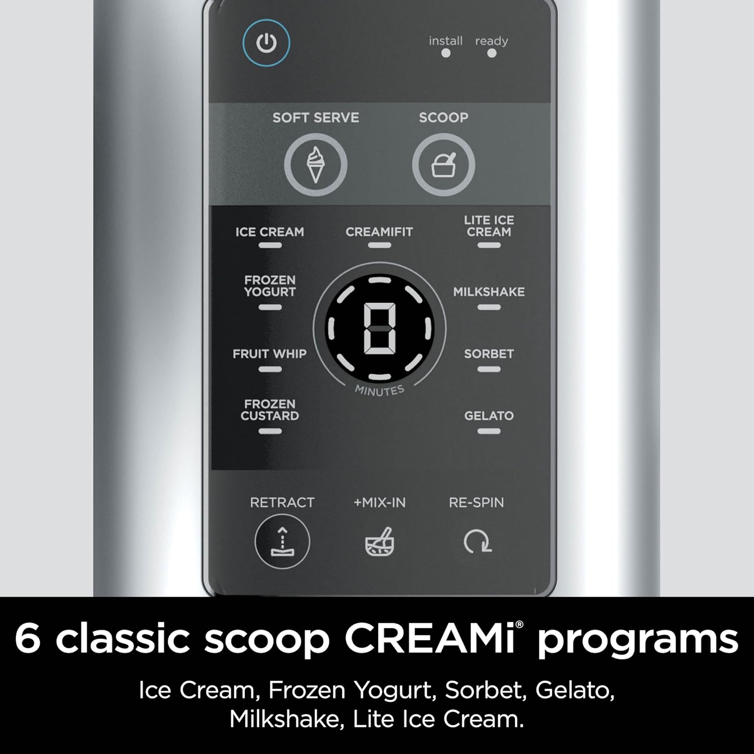Ninja Swirl Ice Cream and Soft Serve Maker 13 in 1 Machine for Sorbet Milkshake Yogurt