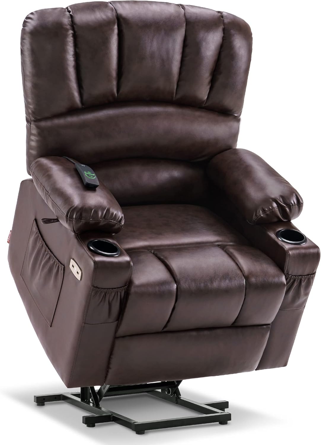 MCombo Power Lift Recliner Chair for Elderly with Heat Massage USB Cup Holders