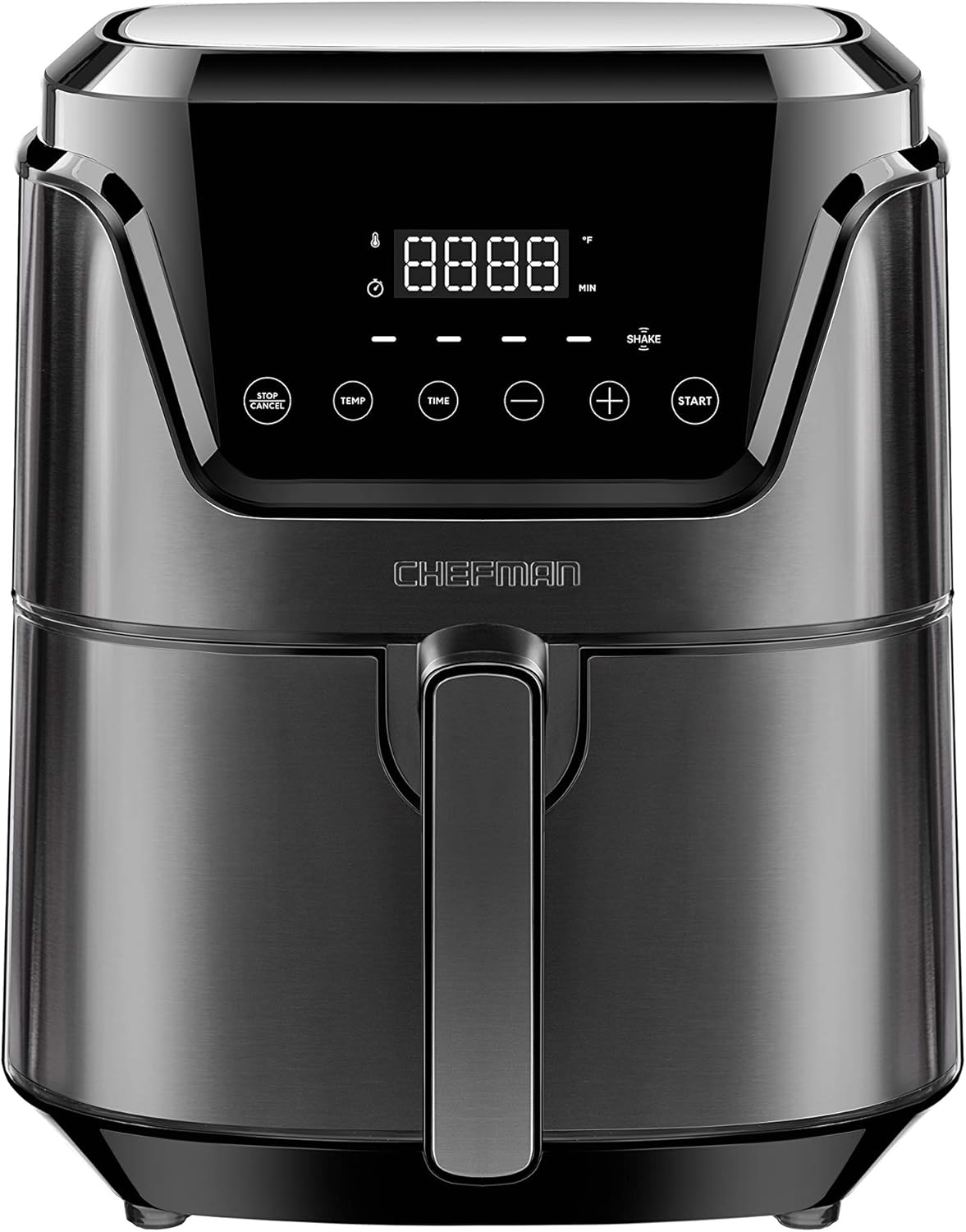 Chefman 6 Quart Dual Basket Air Fryer Oven Digital Nonstick Dishwasher Safe