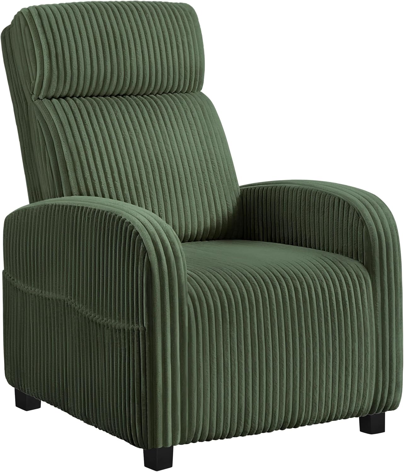 Yaheetech 360 Swivel Glider Chair Nursery Corduroy Rocking Nursing Chair with Pockets