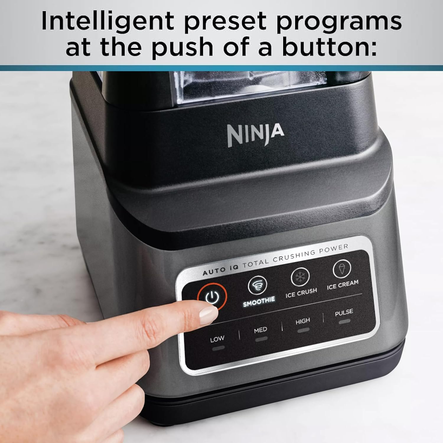 Ninja Blender 1400W High Power Smoothie Maker with 72oz Pitcher Dark Grey