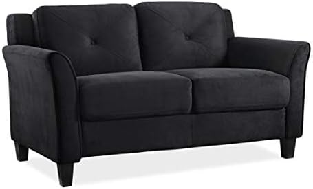 Lifestyle Harrington Sofa Upholstered Microfiber Fabric Curved Arm Couch