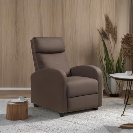 JUMMICO Adjustable Recliner Chair Thick Cushion Home Theater Sofa Living Room