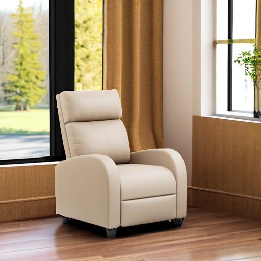 JUMMICO Adjustable Recliner Chair Thick Cushion Home Theater Sofa Living Room