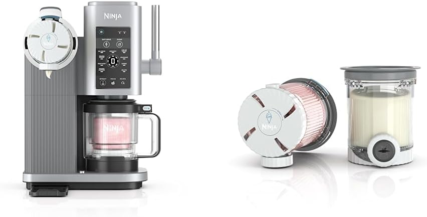 Ninja Swirl Ice Cream and Soft Serve Maker 13 in 1 Machine for Sorbet Milkshake Yogurt