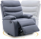 GNMLP2020 Swivel Rocker Recliner Chair Manual Small Space Nursery Living Room