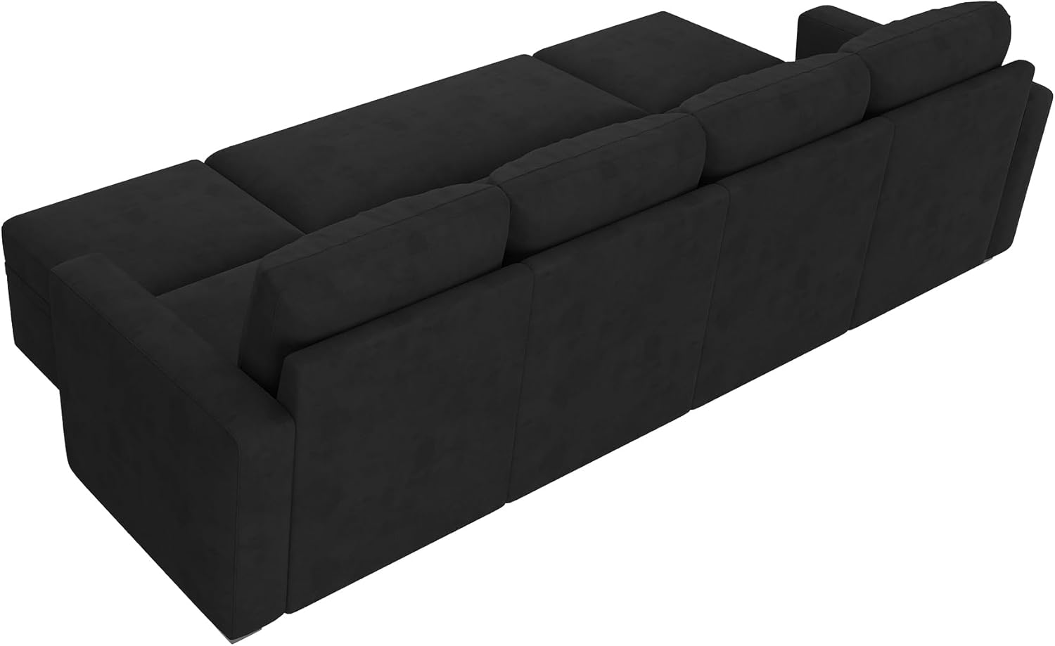 HONBAY Modular Sectional Sleeper Sofa L Shaped Couch with Pull Out Bed