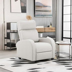 Homall Modern Recliner Chair PU Leather Padded Seat Single Sofa Home Theater