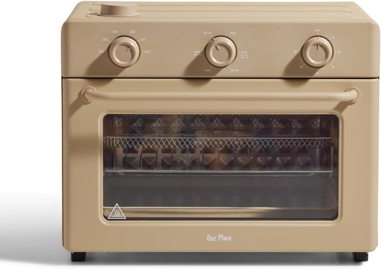 Our Place Air Fryer Toaster Oven 6 in 1 Compact Countertop Blue Multifunction