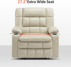 MCombo Dual Motor Power Lift Recliner Chair for Elderly with Heat Massage USB