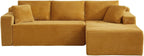 HANXIN Cloud Sectional Sofa L Shape Chaise Deep Seat Modular Living Room Couch