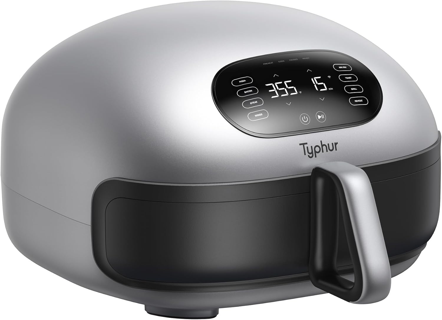 Typhur Dome 2 Extra Large Air Fryer Smart Digital PFAS Free Basket 32 Wings Capacity