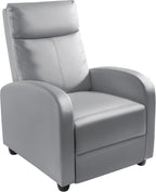 Homall Modern Recliner Chair PU Leather Padded Seat Single Sofa