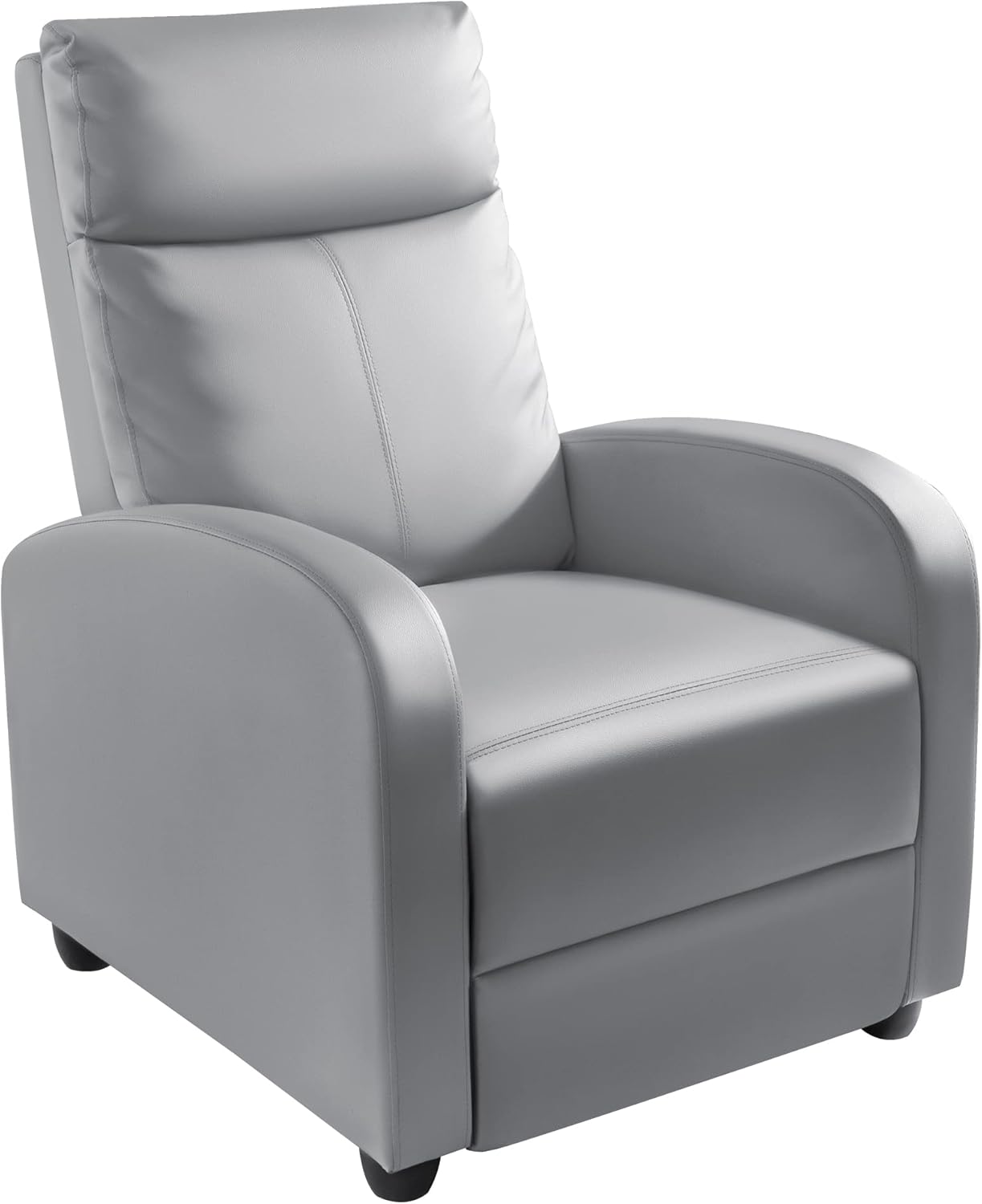 Homall Modern Recliner Chair PU Leather Padded Seat Single Sofa Home Theater