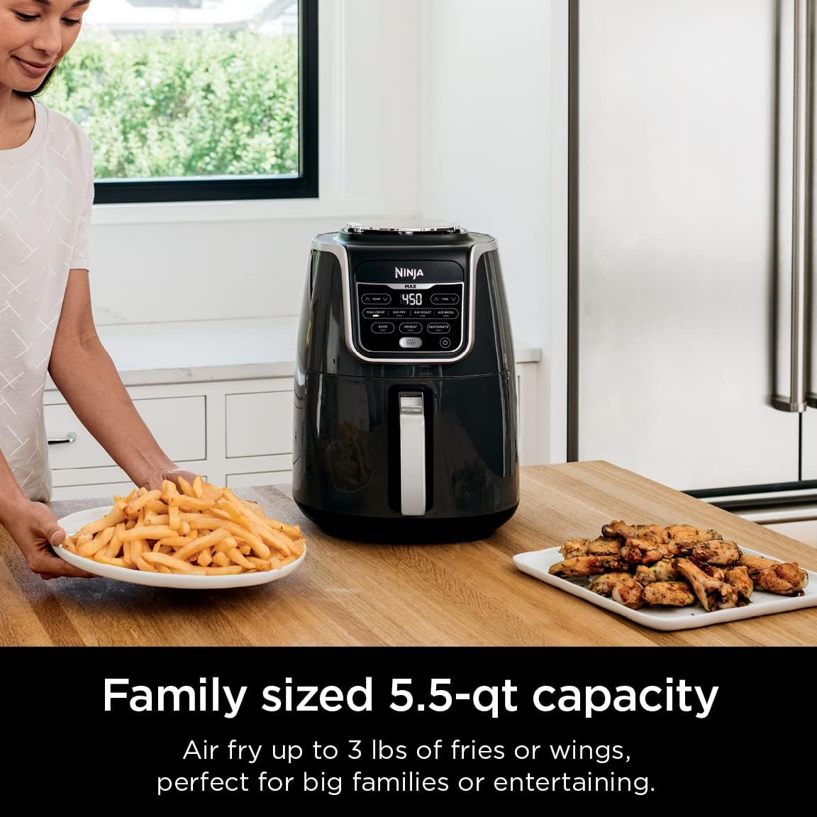Ninja 4 Quart Air Fryer 4 in 1 Compact Oil Less Cooker for Healthy Meals