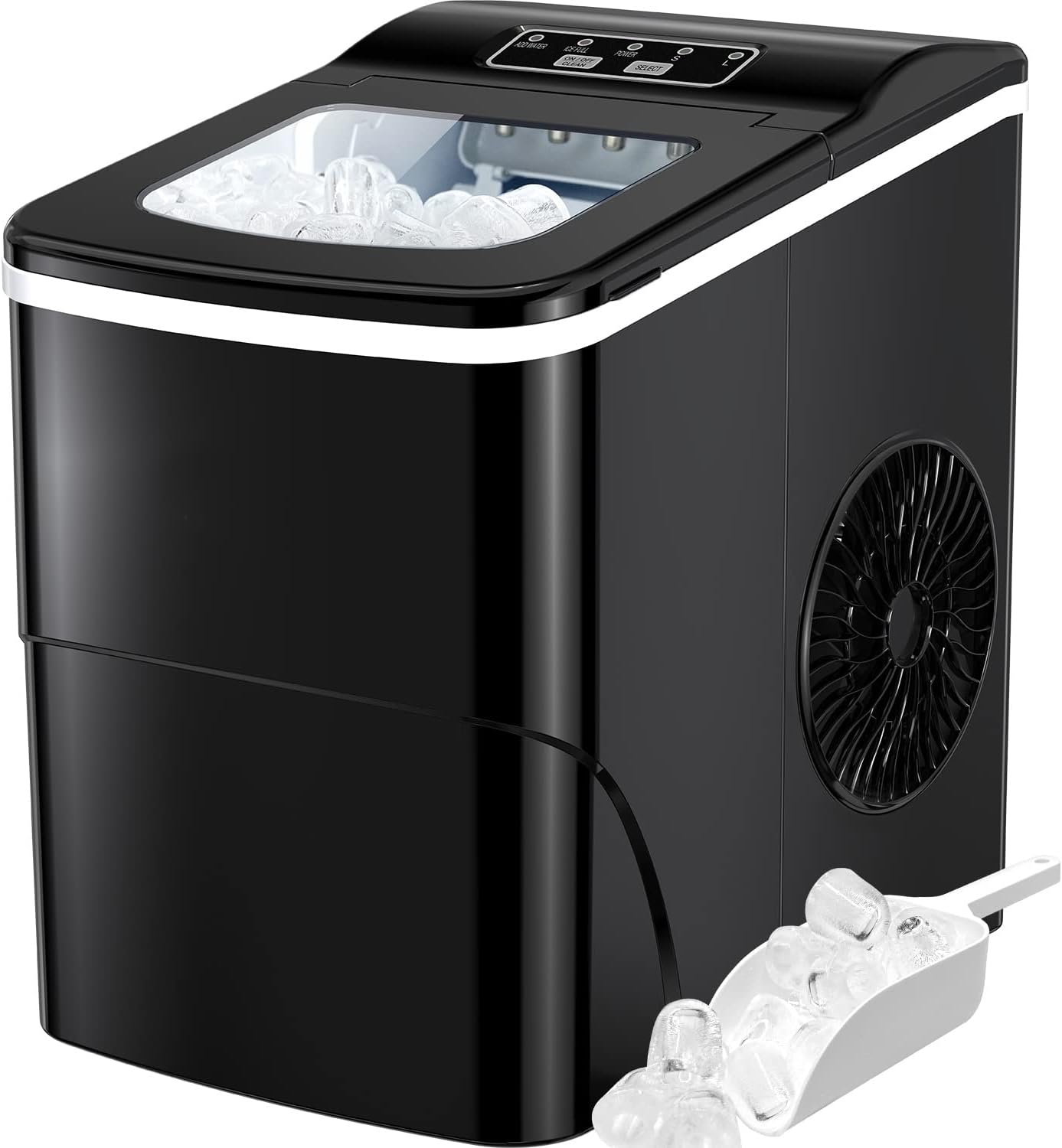 Silonn Nugget Ice Maker Countertop 33lbs Daily Soft Chewable Ice Machine