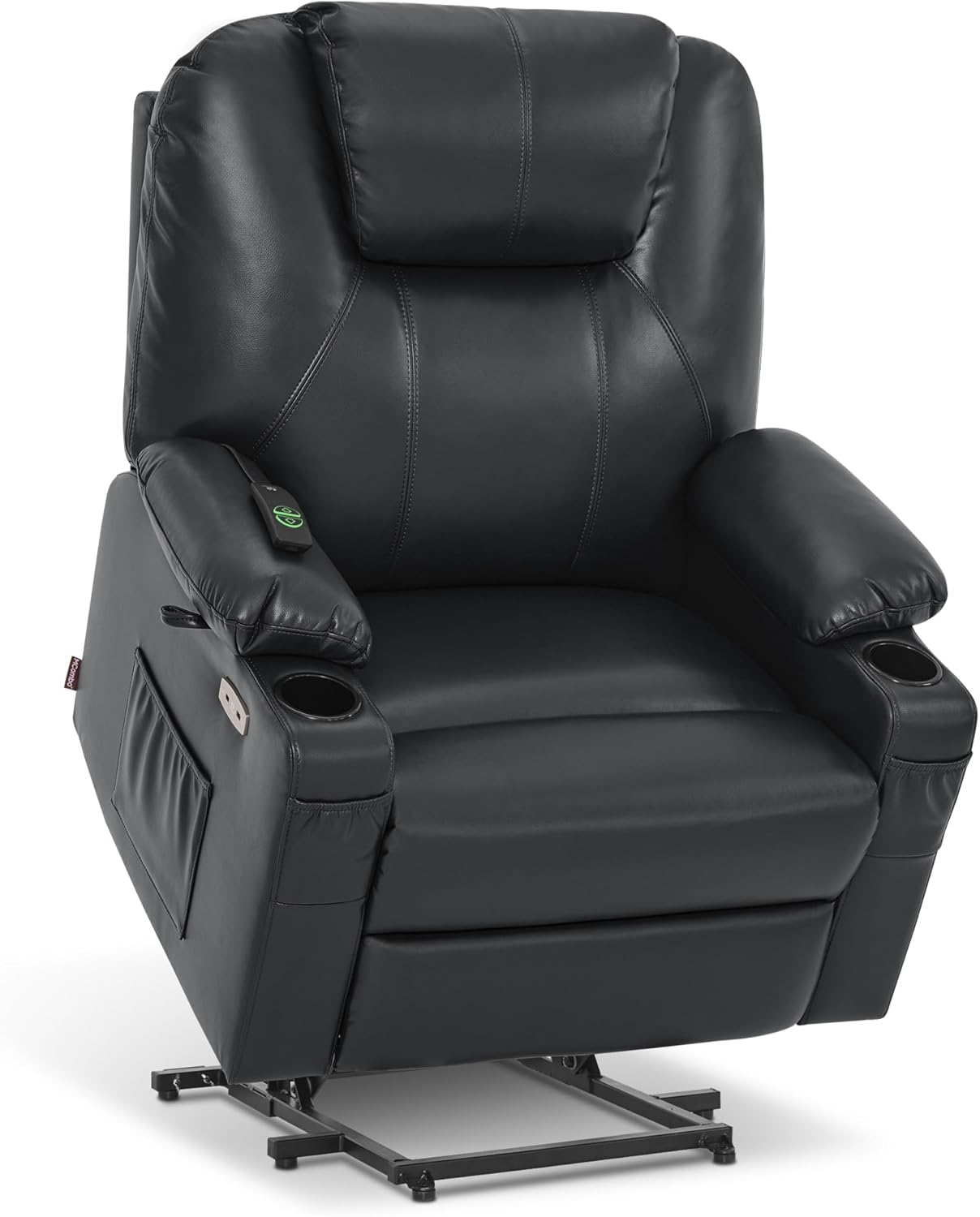 MCombo Electric Power Lift Recliner Massage Heat Chair for Elderly 3 Positions 2 Pockets USB