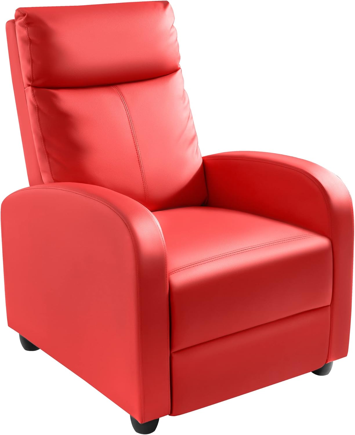 Homall Modern Recliner Chair PU Leather Padded Seat Single Sofa Home Theater