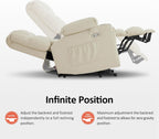 MCombo Dual Motor Power Lift Recliner Chair for Elderly with Heat Massage USB