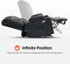 MCombo Large Power Lift Recliner Chair with Dual Motor Massage Heat Faux Leather