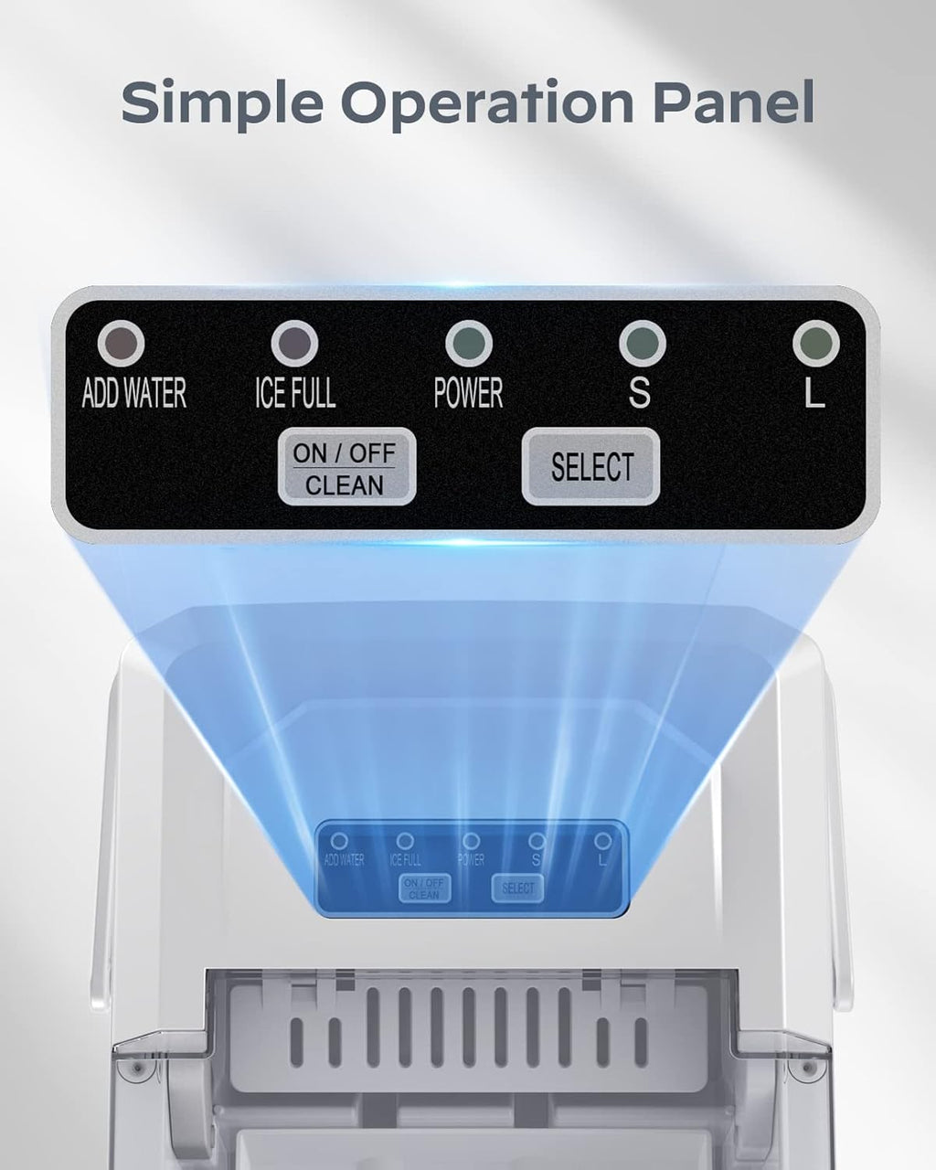 Silonn Nugget Ice Maker Countertop 33lbs Daily Soft Chewable Ice Machine