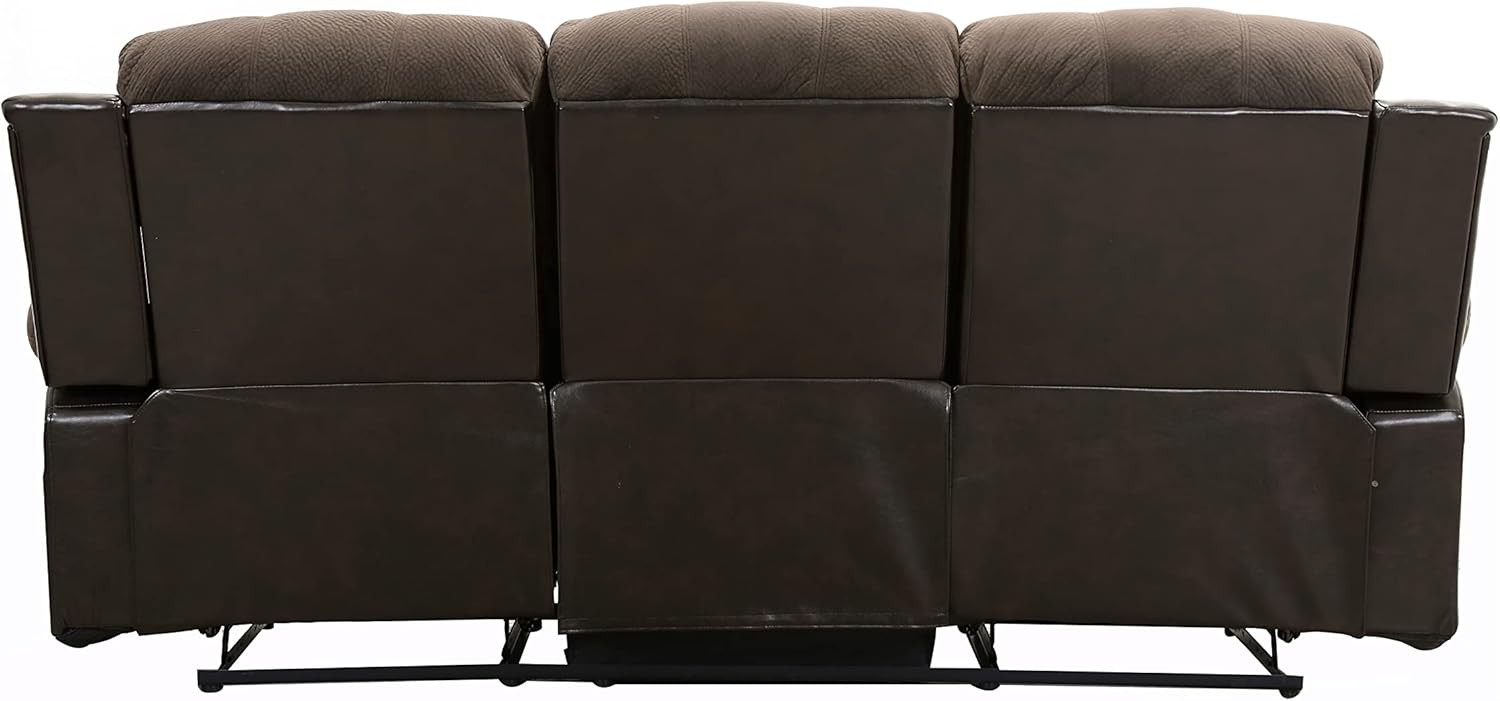 Lexicon Humphreys Loveseat Recliner Double Reclining Sofa Faux Leather