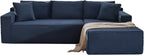 HANXIN Cloud Sectional Sofa L Shape Chaise Deep Seat Modular Living Room Couch