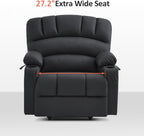 MCombo Power Lift Recliner Chair for Elderly with Heat Massage USB Cup Holders