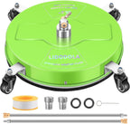 LidoDola 14 Inch Pressure Washer Surface Cleaner with Wheels for Concrete Patio Deck
