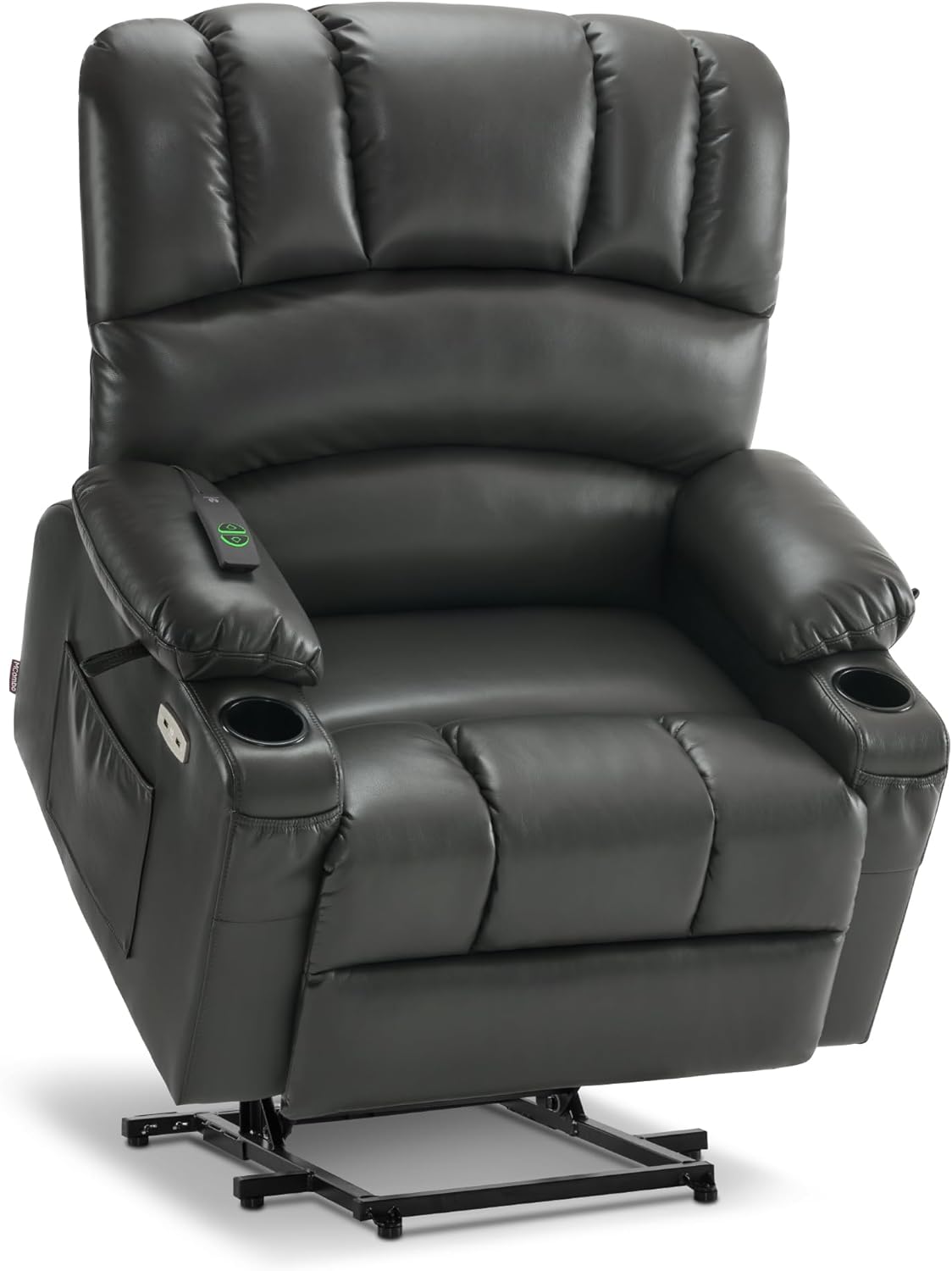 MCombo Power Lift Recliner Chair for Elderly with Heat Massage USB Cup Holders