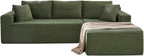 HANXIN Cloud Sectional Sofa L Shape Chaise Deep Seat Modular Living Room Couch