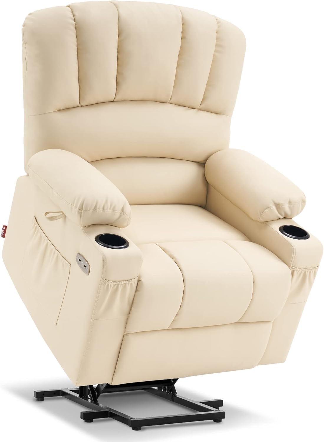 MCombo Power Lift Recliner Chair for Elderly with Heat Massage USB Cup Holders