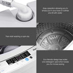 Giantex Portable Compact Full-Automatic Washing Machine 1.34 Cu Ft 12 Lbs Spin Washer