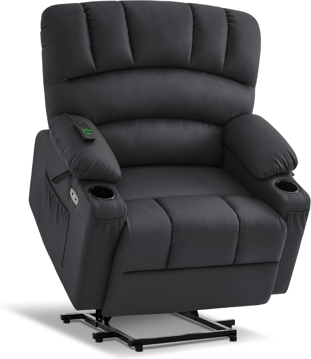 MCombo Power Lift Recliner Chair for Elderly with Heat Massage USB Cup Holders