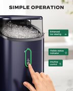 Silonn Nugget Ice Maker Countertop 33lbs Daily Soft Chewable Ice Machine