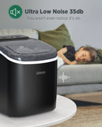 Silonn Nugget Ice Maker Countertop 44lbs Daily Stainless Steel Ice Machine