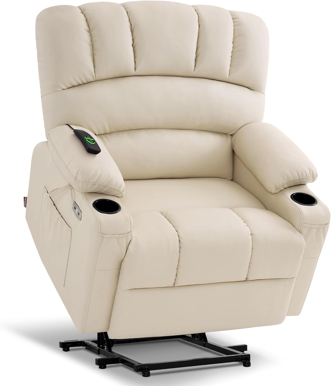 MCombo Power Lift Recliner Chair for Elderly with Heat Massage USB Cup Holders