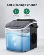 Silonn Nugget Ice Maker Countertop 44lbs Daily Stainless Steel Ice Machine