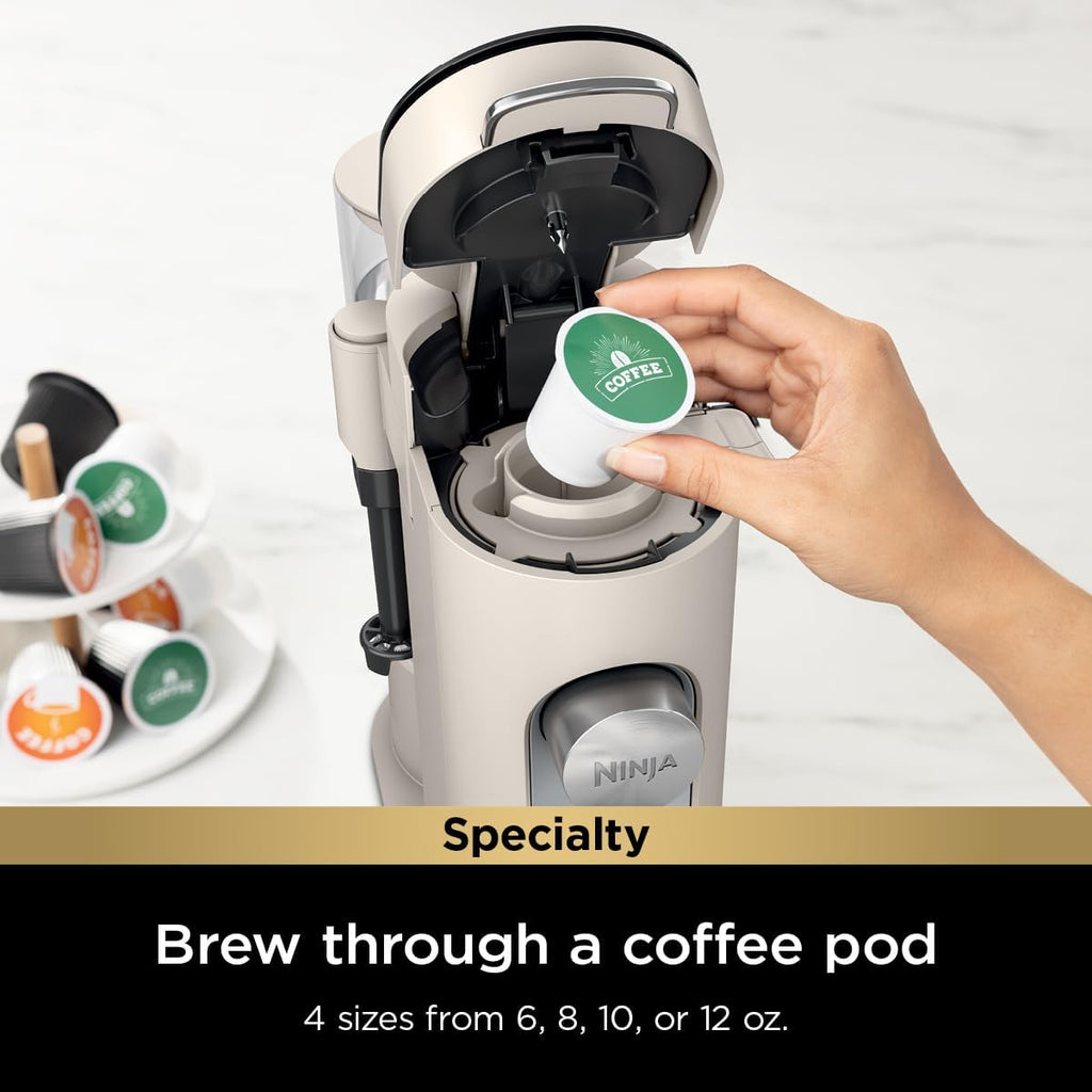 Ninja Single Serve Coffee Maker 56oz Removable Water Reservoir