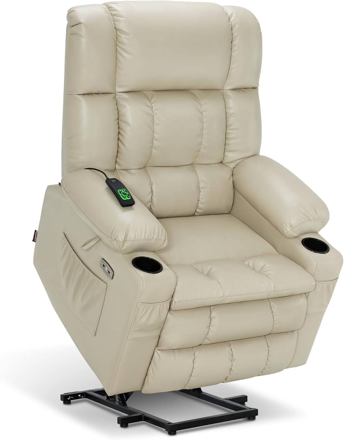 MCombo Dual Motor Power Lift Recliner Chair for Elderly with Heat Massage USB