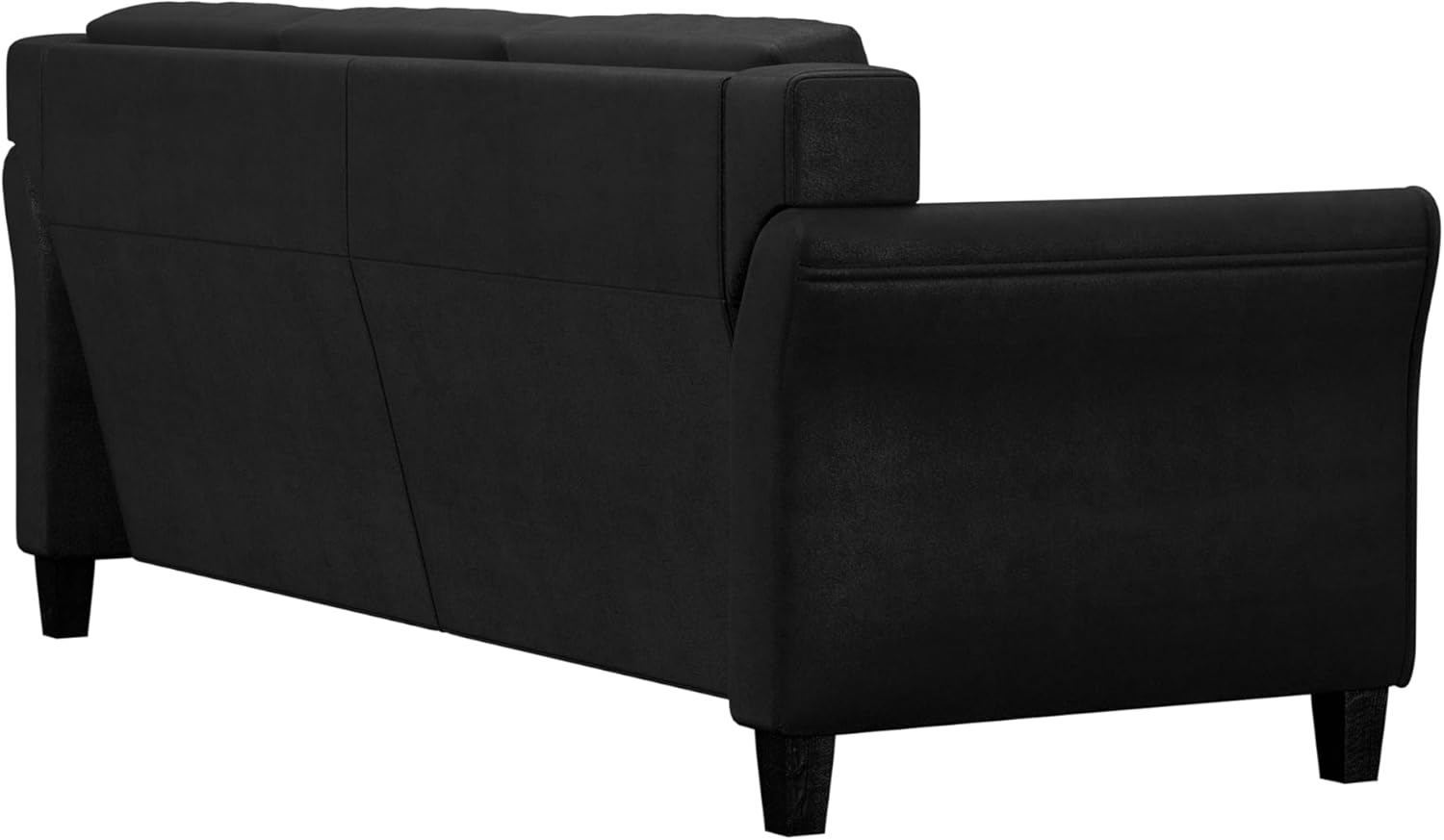 Lifestyle Harrington Sofa Upholstered Microfiber Fabric Curved Arm Couch