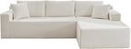 HANXIN Cloud Sectional Sofa L Shape Chaise Deep Seat Modular Living Room Couch