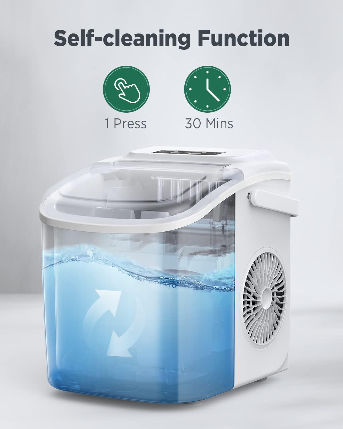 Silonn Nugget Ice Maker Countertop 33lbs Daily Soft Chewable Ice Machine