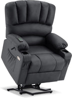 MCombo Power Lift Recliner Chair for Elderly with Heat Massage USB Cup Holders