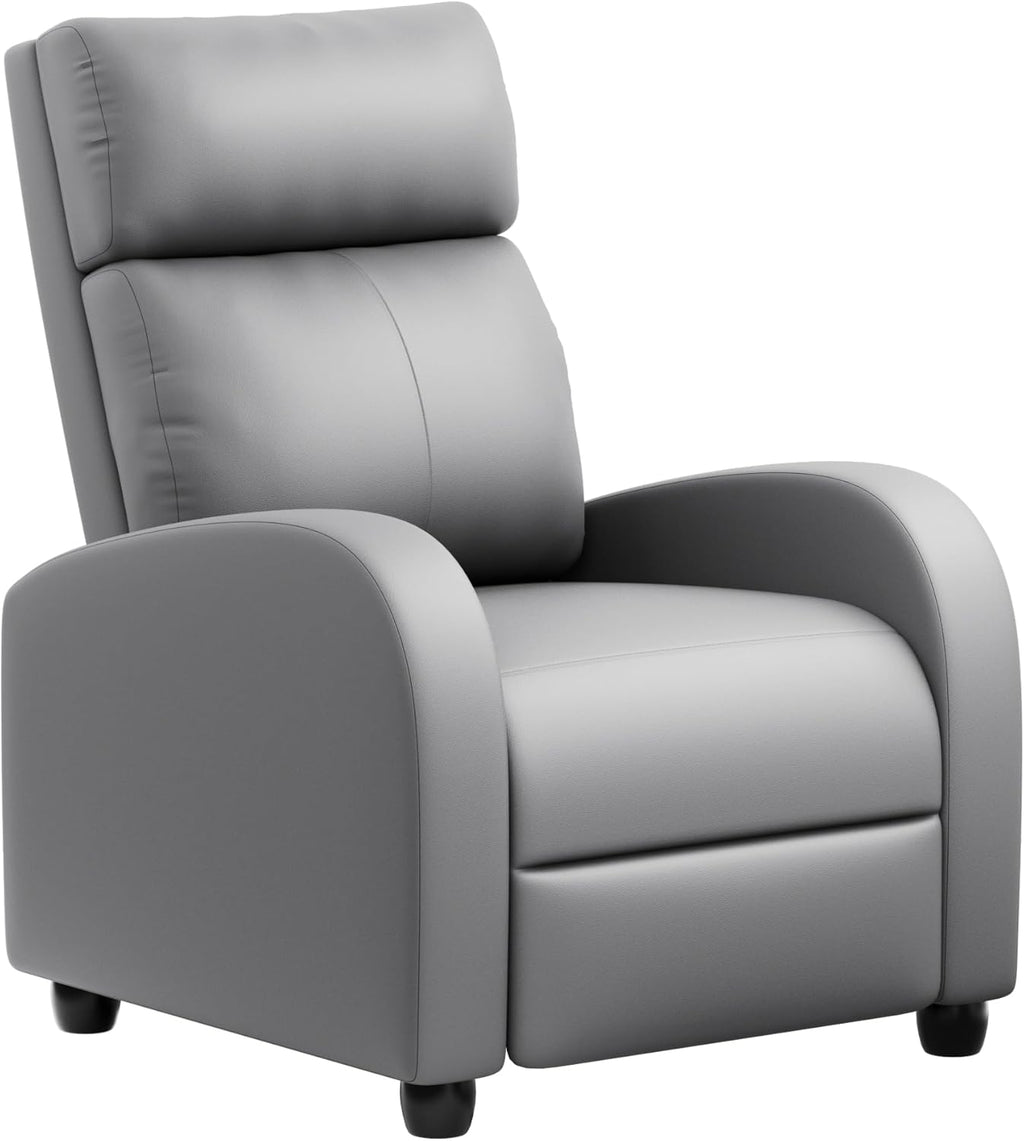 JUMMICO Adjustable Recliner Chair Thick Cushion Home Theater Sofa Living Room