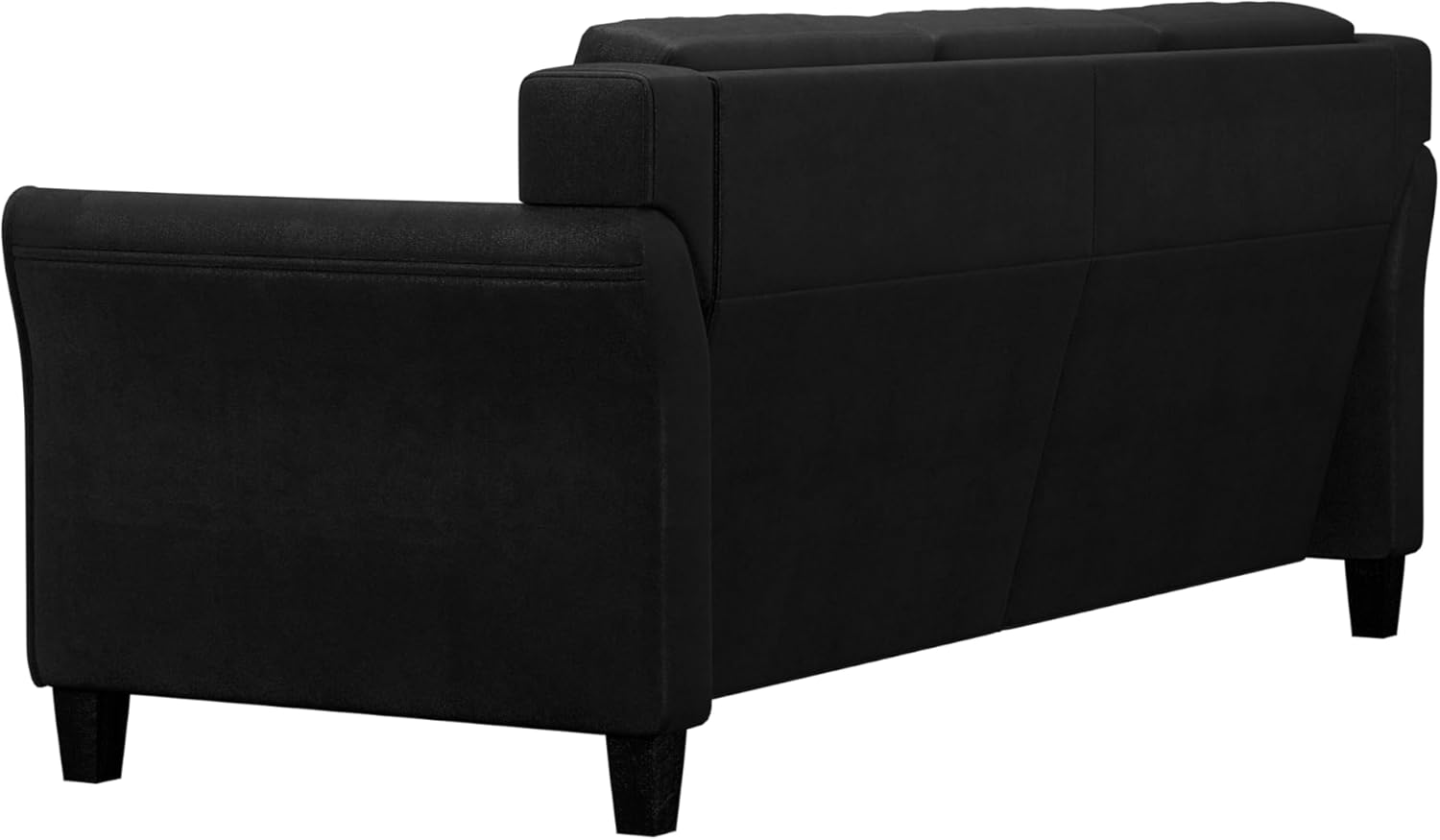 Lifestyle Harrington Sofa Upholstered Microfiber Fabric Curved Arm Couch