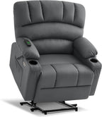 MCombo Power Lift Recliner Chair for Elderly with Heat Massage USB Cup Holders